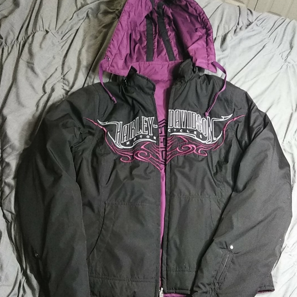 💜🖤HARLEY-DAVIDSON 💜🖤jacket